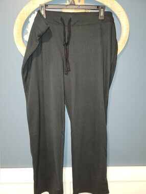 Women's Black Drawstring Lounge Pants.  Nwot. Sz Xl. Black.
